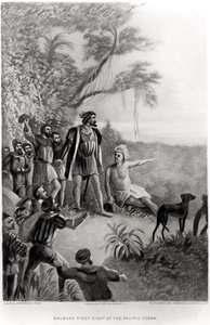 La primera vista del Océano Pacífico por Balboa, 25 de septiembre de 1513, de 